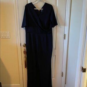 J. McLaughlin Deep Blue Jumpsuit